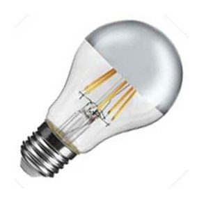 Topforspejler led med s�lv 6 watt 550 lumen E27 2700 Kelvin