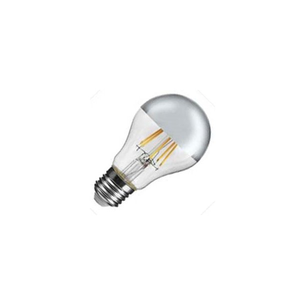 Topforspejler led med s�lv 6 watt 550 lumen E27 2700 Kelvin