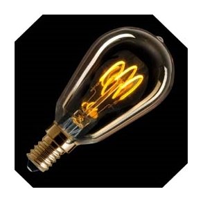 LED 3W d�mpbar E14 150lm Uni FlexGold 2000K 45X90