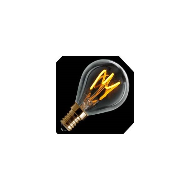 LED krone klar 3W d�mpbar E 14 150lm 2200K