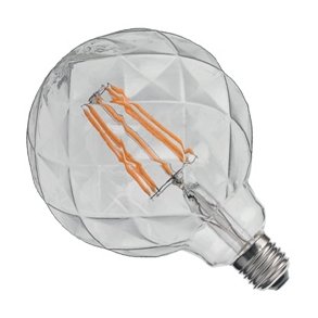 LED Globe Deco 125� 2W E27 130lm 