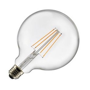 UNI-LEDson Globe 3,5W E27 125� d�mp. 1800K 