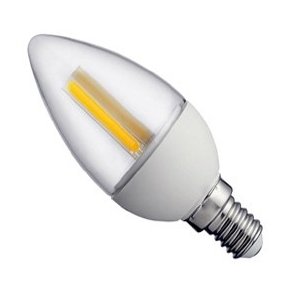 LED p�re UNI-LED kerte 1,8W Klar E14