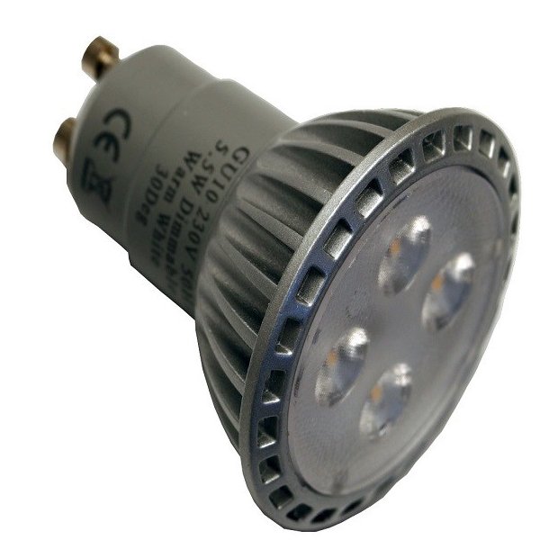 LED GU10 5,5W 30�  d�mpbar 3000K 330 lm