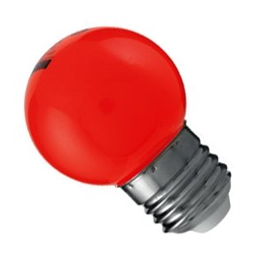 LED krone R�d E27 0,8W 