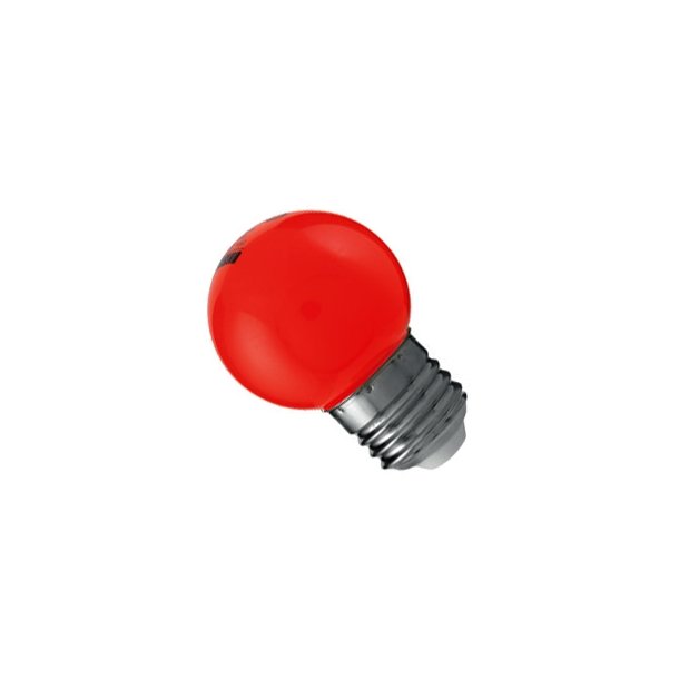 LED krone R�d E27 0,8W 