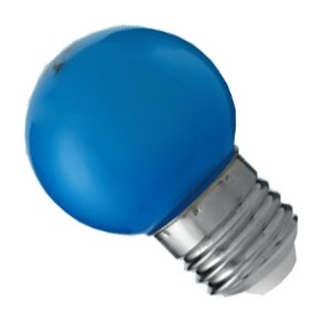 LED krone Bl� E27 0,8W 