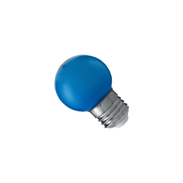 LED krone Bl� E27 0,8W 