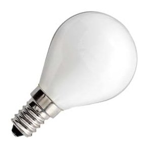 LED Krone 3 trins d�mpbar p� 5 watt E14 2700 Kelvin i helt glas opal