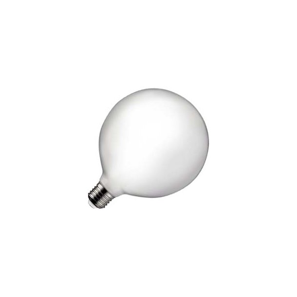 LED Globe opal 125� 7W 3 trins d�mpbar E27 2700 Kelvin i helt glas