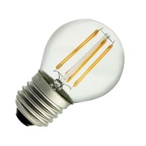3 trins d�mpbar krone klar 5W E27 400/200/30 lumen i helt glas