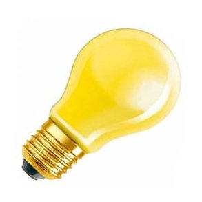 Standard Farvede (Gul) 100W E27