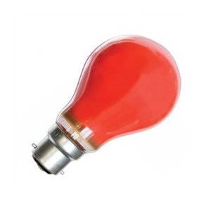Standard Farvede r�d 25W B22 