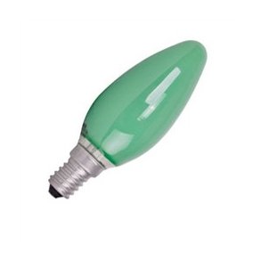 Kerte Farvede gr�n 25W E14