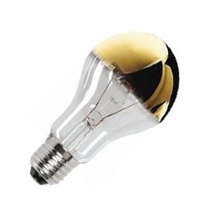 Topforspejlet Standard guld/klar 40W E27 (5650110798)