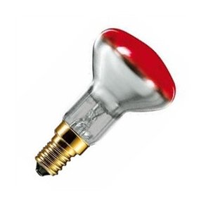 Reflector farvede R50 25W  E14 (r�d)