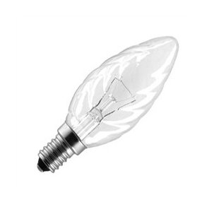 Kerte snoet med lav gl�detr�d 25W E14 (Gl�detr�d)