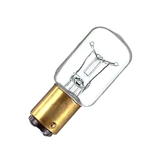 Symaskinep�re 25W B15d (klar) 17/55 230V