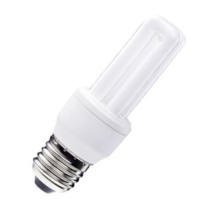Energisparep�re  E27    9W/827 2 U m�l 40/122