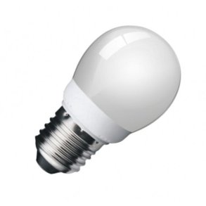 Energisparep�re  E27    3W/827 krone m�l 45/78