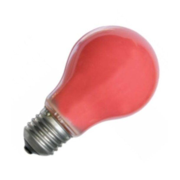 Standard Farvede r�d 25W E27 