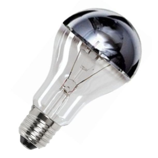 Topforspejlet Standard s�lv/klar 60W E27 (5650110510)