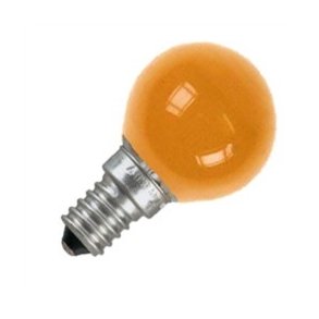 Krone Farvede orange 25W E14