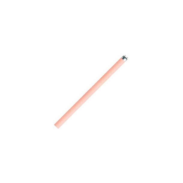 Lysstofr�r farvede 18W r�d  (F�s ogs� i 58W)