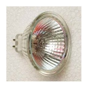 MR 16 halogen 20W GU5,3 36� sort/s�lv p� bagside ingenlys bagud