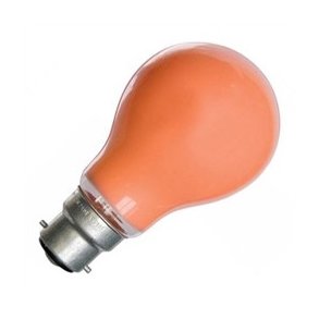 Standard Farvede orange 25W B22