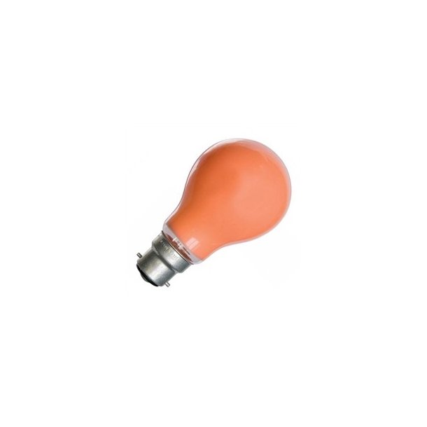 Standard Farvede orange 25W B22
